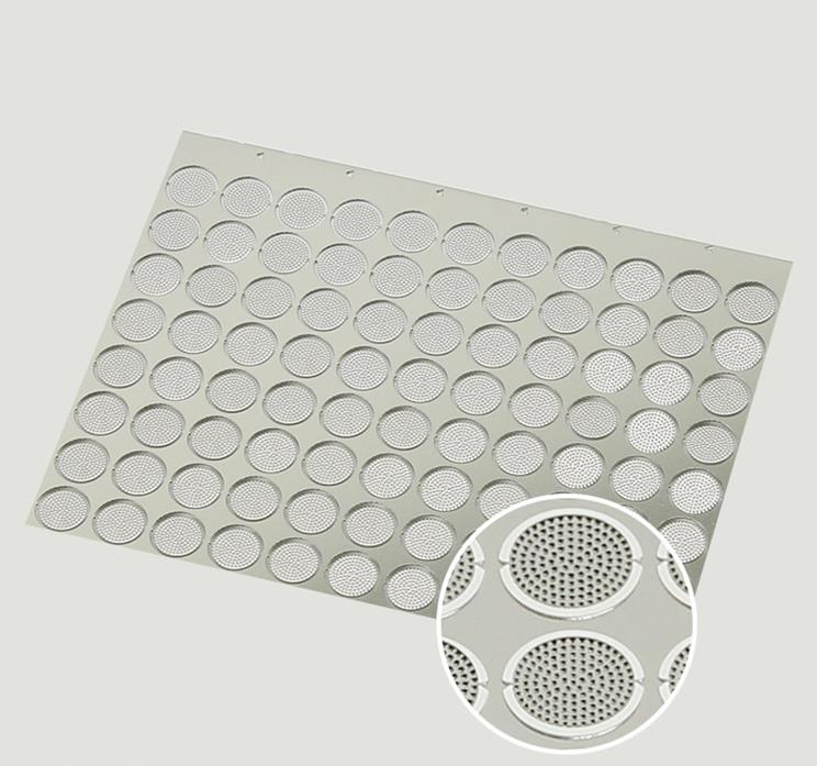 Etched Stainless steel beauty microneedle roller piece